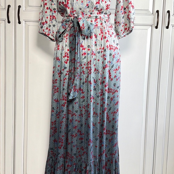 Sundance Floral Gradient Ombre Dress Size M - Picture 2 of 6